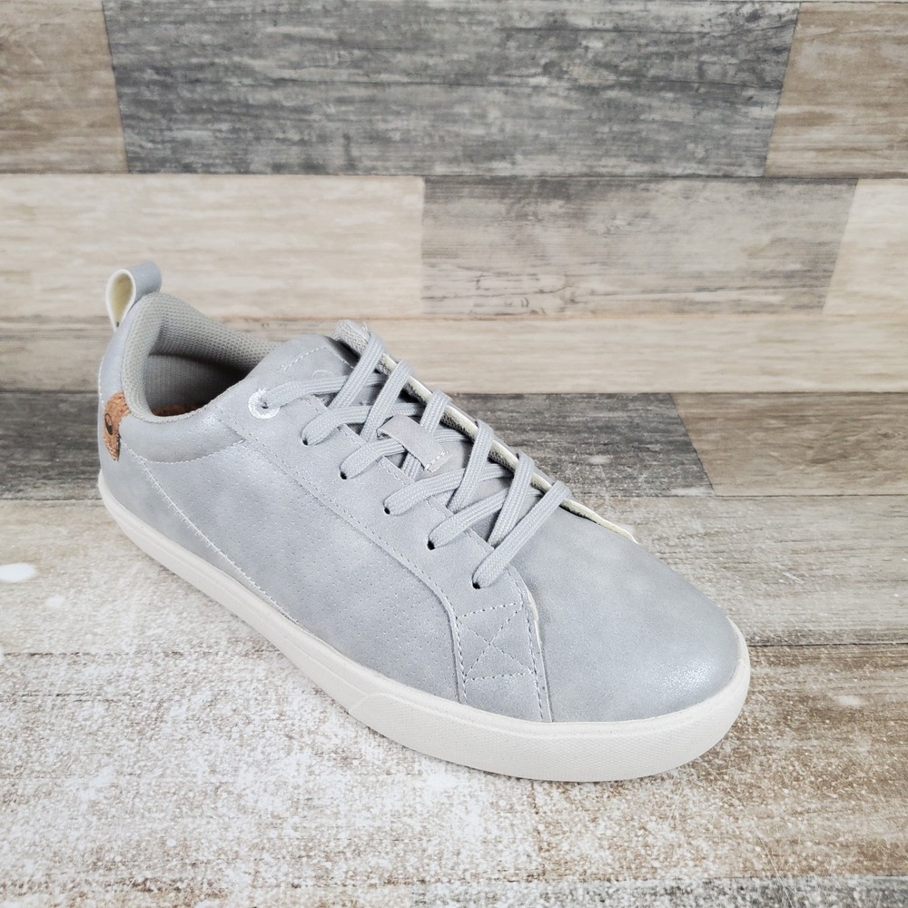 Saola Cannon W Womens Shoes Sz 7 W Athletic Trainer Light Gray Leather Sneakers